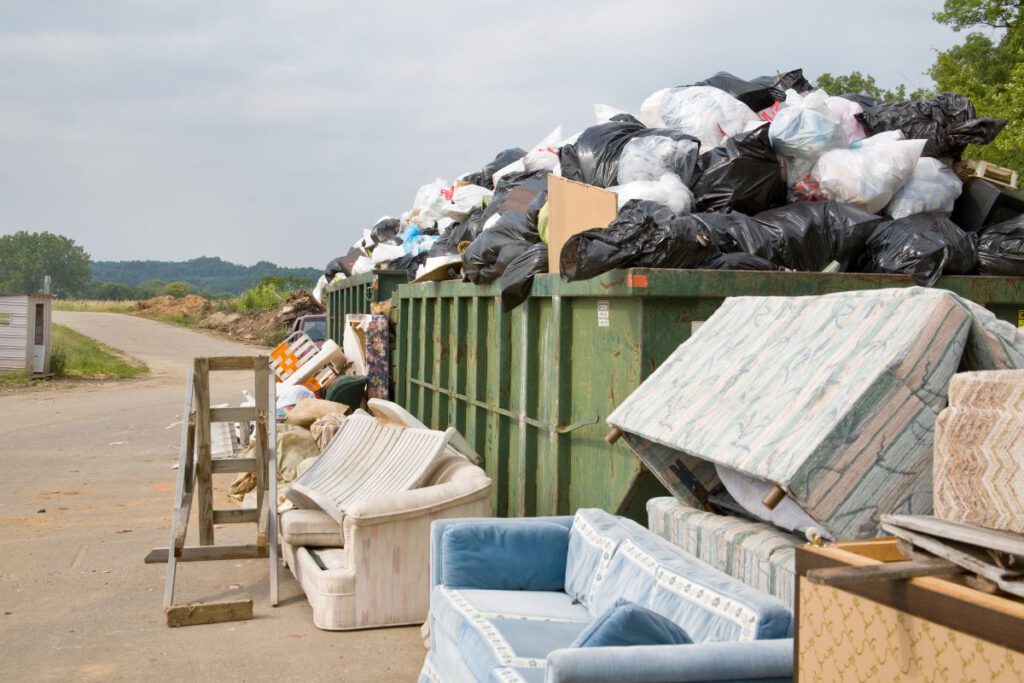 Avoid garbage from piling up too high - Dumpster Rental Frisco TX