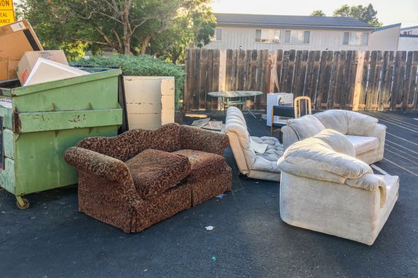 Why Choose an Eco Friendly Disposal for Your Old Couch - All Pro Dumpsters Frisco