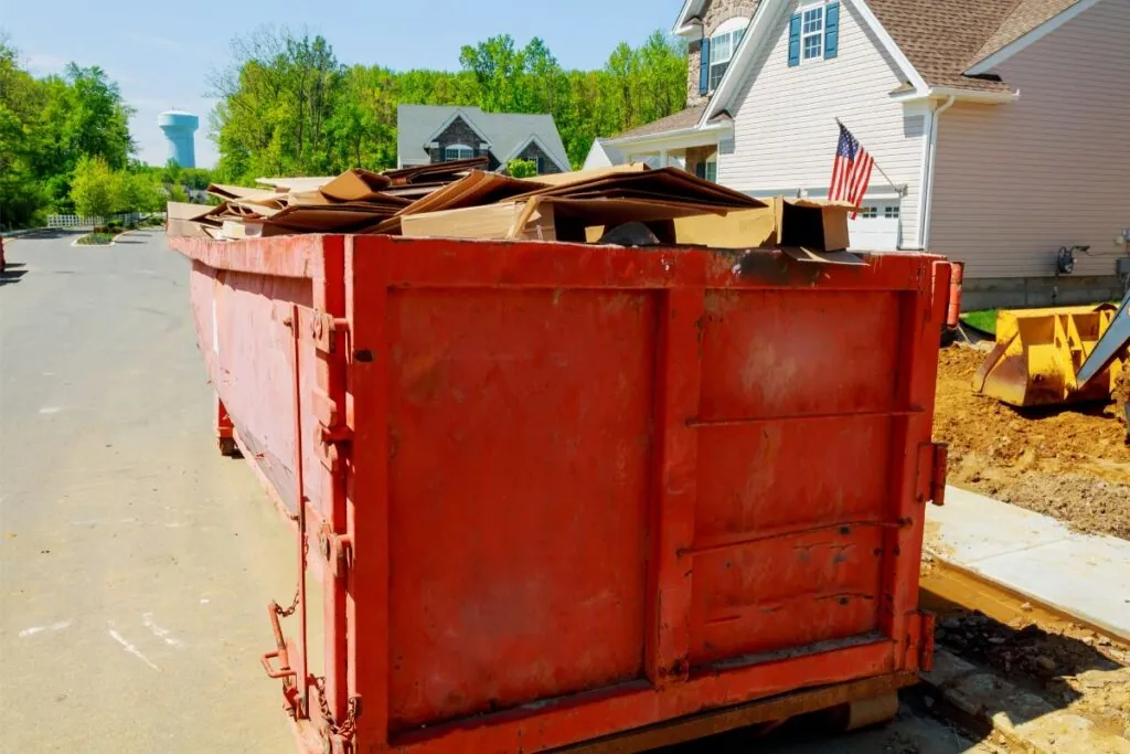 10 yard dumpster for residential projects in Frisco TX